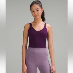 Lululemon Align Tank. Color dramatic magenta. Size 10. NWT